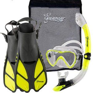 Seavenger Aviator Snorkeling Set with Gear Bag